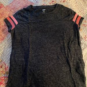 Girls size L 10/12 gray tee